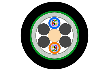 Universal CST Armoured Multi-tube Cable 24F (SC)