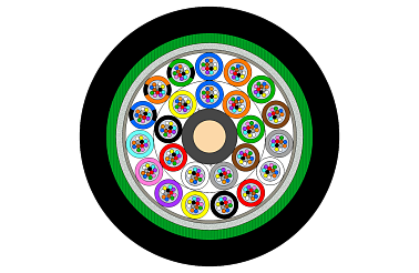 Indoor/Outdoor CST Armoured Multitube Cable 288F (NC)